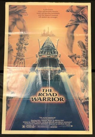 Mad Max 2: The Road Warrior 27 " X 41 " Ss/folded Movie Poster - 1982