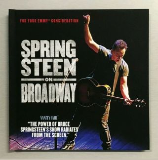 Bruce Springsteen On Broadway Special Netflix 2019 Emmy Fyc Dvd