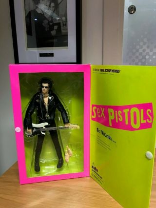 Rare Collectible 12 " Medicom Sid Vicious Sex Pistols Figure Doll