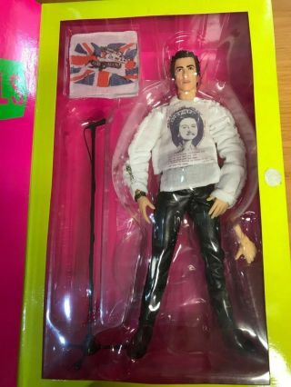 Rare Collectible 12 " Medicom John Rotten Sex Pistols Figure Doll