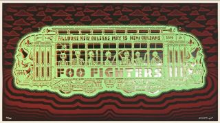 Foo Fighters Poster Fillmore Orleans May 15 2019 263/350