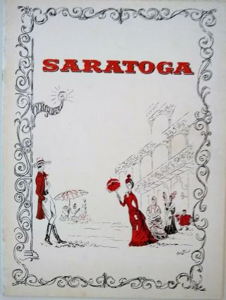 Saratoga Souvenir Program 1959 Howard Keel & Carol Lawrence Fine