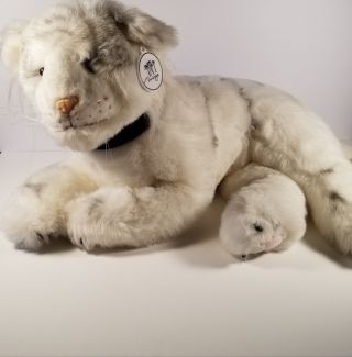 Large Plush Siegfried And Roy The Mirage White Tiger Kashmir With Tags