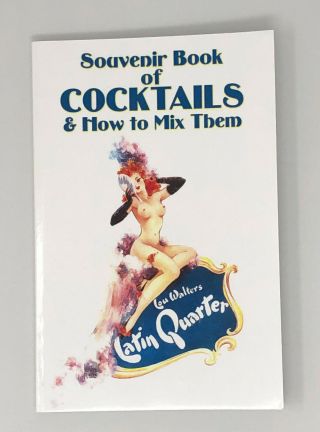 The 1948 Latin Quarter “souvenir Book Of Cocktails” From Nyc Legendary Nightclub