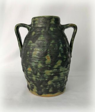 Large FULPER COLONIAL arts and crafts vase Oval Ink Mark 1917 - 1934 2