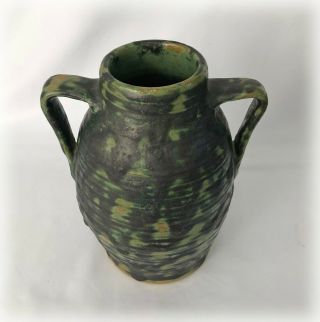 Large FULPER COLONIAL arts and crafts vase Oval Ink Mark 1917 - 1934 3