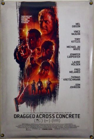 Dragged Across Concrete Ds Rolled Orig 1sh Movie Poster Tory Kittles (2019)