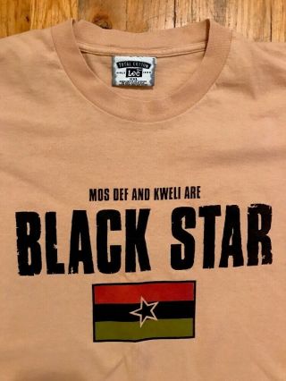 1998 Black Star Mos Def & Talib Kweli T - Shirt Xxl Rawkus Records Vintage Mc Rap