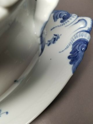 Royal Copenhagen Blue Flowers Braided Tureen w/ Lid & Underplate 10/8134 & 8135 10