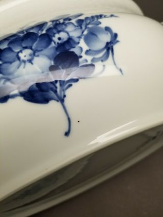 Royal Copenhagen Blue Flowers Braided Tureen w/ Lid & Underplate 10/8134 & 8135 11