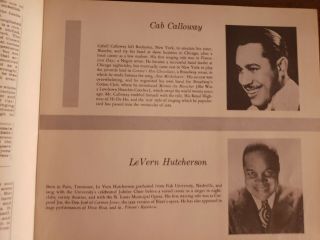 1953 PORGY AND BESS souvenir program w/tix stubs CAB CALLOWAY,  GERSHWIN, . 3