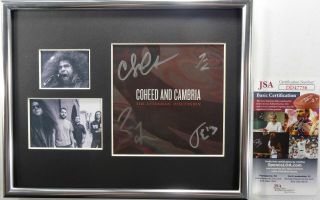 Signed Coheed And Cambria Autographed Cd Display Certified Jsa Dd47756