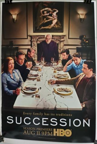 Succession " Every Family Has Its Traditions " Hbo Season 2 Series Poster