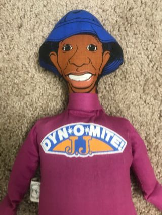 Vintage Good Times Dyn - O - Mite Jimmie JJ Walker - Plush Doll TV Collectible 1975 2