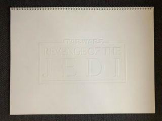 1982 Star Wars Revenge Of The Jedi Promotional Press Kit W/mcquarrie Artwork