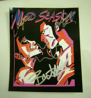 Alice In Chains Signed Promo Sticker Layne Staley Madseason 1995
