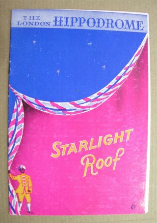 1947 Starlight Roof Julie Andrews Wally Boag Vic Oliver London Hippodrome