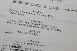 Don Rickles Show 1975 TV Production Scripts John Wayne - Frank Sinatra 2