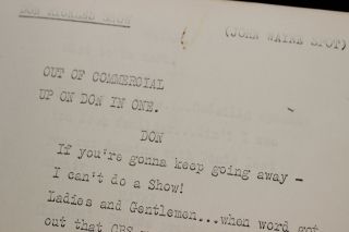 Don Rickles Show 1975 TV Production Scripts John Wayne - Frank Sinatra 7