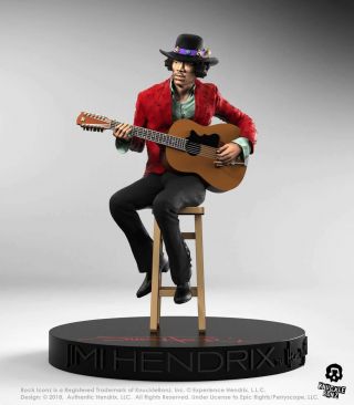 Jimi Hendrix Rock Iconz Statue 1/9 Jimi Hendrix Ii 21 Cm Knucklebonz