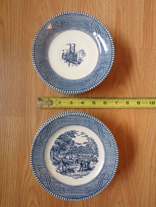 CURRIER and IVES 68 PC Vintage CHINA Royal SET “The Old Grist Mill” - 50 ' s Era 6
