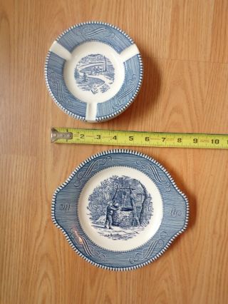 CURRIER and IVES 68 PC Vintage CHINA Royal SET “The Old Grist Mill” - 50 ' s Era 8