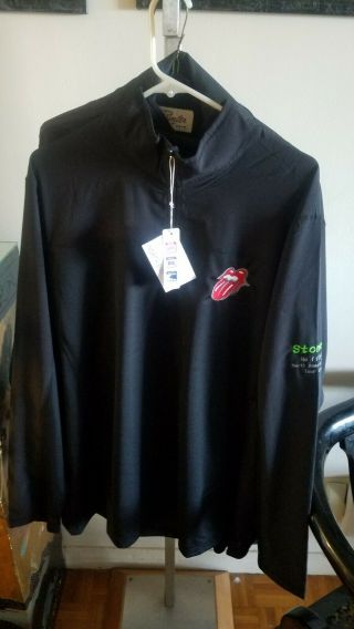 Rare Rolling Stones No Filter Tour Embroidered Crew Pullover 2xl