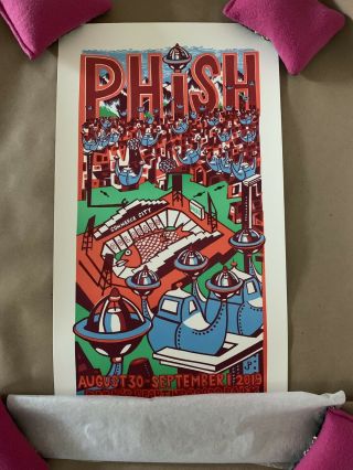 Phish Jim Pollock Dick’s Poster Commerce City Co 8/30 - 9/1/2019 Print