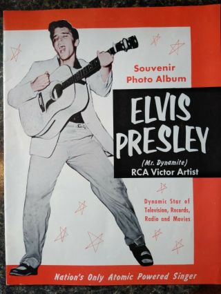 Elvis Presley 1956 Mr.  Dynamite Program Rare Rca Record List Back Page
