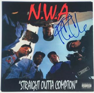Ice Cube Nwa Signed Autograph Straight Outta Compton Vinyl Record W/ Exact Proof