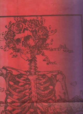 1960s Vol 1 5 Issue Haight Ashbury Maverick W/ Skull & Roses Dead Poster