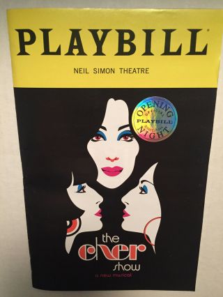 Cher Show Playbill Book York Broadway December 2018 Opening Night
