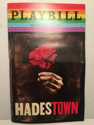 Hadestown Playbill Pride Book Ny Broadway June 2019 Reeve Carney Eva Noblezada