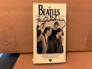 Paul Mccartney Signed The Beatles First Us Visit Vhs Signed On 93 