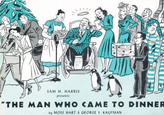 Ad Piece Herald " Man Who Came To Dinner " 1939 Nyc