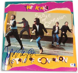Ray And Dave Davies Dual Signed Autographed Album Cover The Kinks Jsa U07945