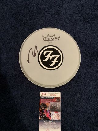 Dave Grohl Foo Fighters Authentic Signed Remo Drum Head Jsa Certified