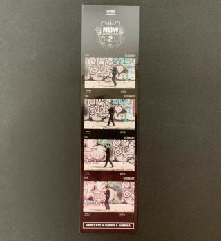 BTS - NOW 2 Photobook DVD,  Bookmark,  Photo Frame Stand Full Set SUGA BOOKMARK 11
