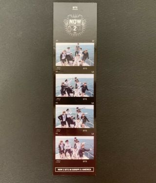 BTS - NOW 2 Photobook DVD,  Bookmark,  Photo Frame Stand Full Set SUGA BOOKMARK 12