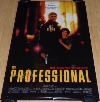 The Professional 1994 Rolled Ds 1 Sheet Movie Poster Natalie Portman