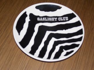 Gaslight Club 6 " Plate Sexy - - Zebra Gaslight Club Chicago Vintage Hot U.  S.  A