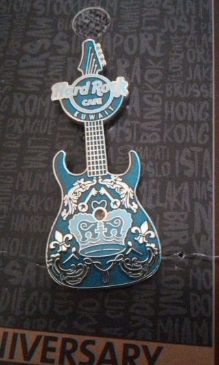 Hard Rock Cafe Kuwait Guitar Pin