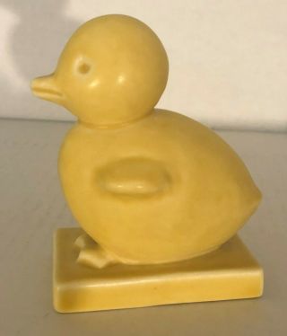 Rookwood Yellow Rubber Duck Paperweight 1937 2