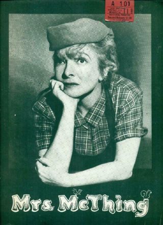 Helen Hayes In Mrs Mcthing - 1953 Souvenir Program,  Playbill And Ticket Stub