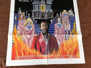 1979 Dr.  Jekyll ' s Dungeon Of Death Movie House Full Sheet Poster 5