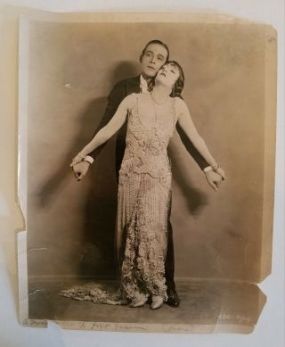 Rudolph Valentino With Gloria Swanson 1922 Beyond The Rocks