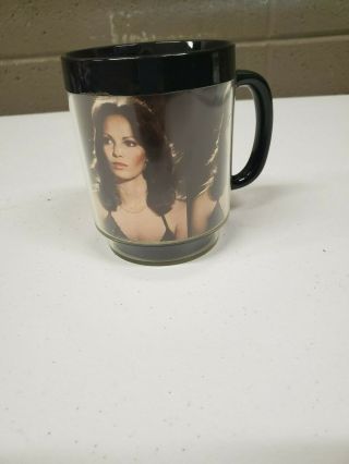 Rare Htf Thermo Serv Charlies Angels Coffee Cup Mug Sabrina Duncan Kate Jackson