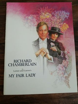 Richard Chamberlain " My Fair Lady " Revival Souvenir Program 1993