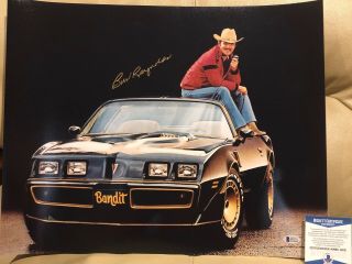 Burt Reynolds Signed Autograph 16x20 Picture Photo Smokey And The Bandit Beckett