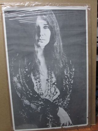 Vintage 1970s Janis Joplin B/w Poster 12500